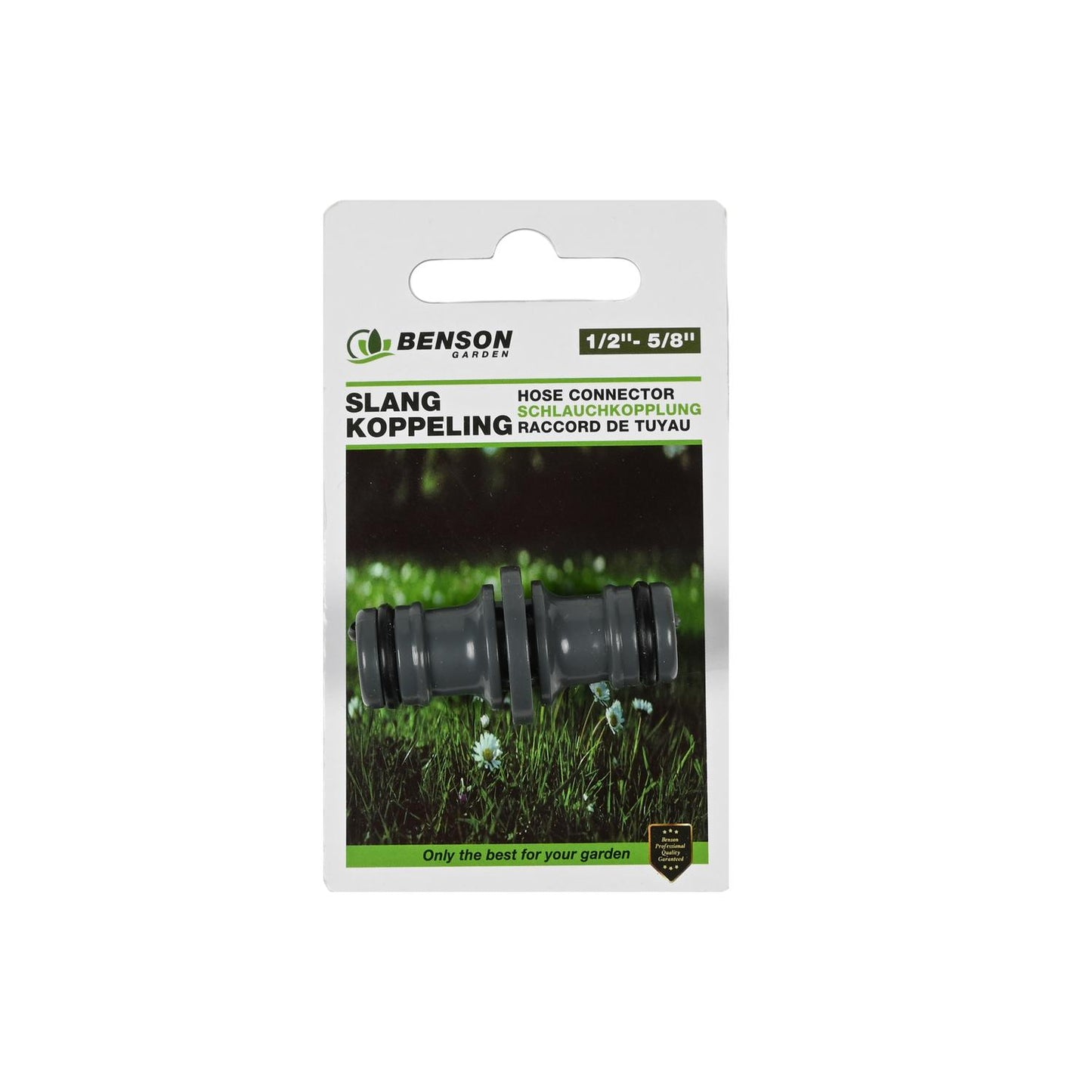 Schlauchkupplung 1/2" 5/8" Gartenschlauch Verbinder Adapter Kupplung Kunststoff