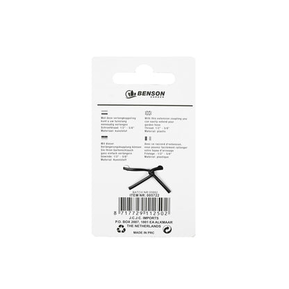 Schlauchkupplung 1/2" 5/8" Gartenschlauch Verbinder Adapter Kupplung Kunststoff