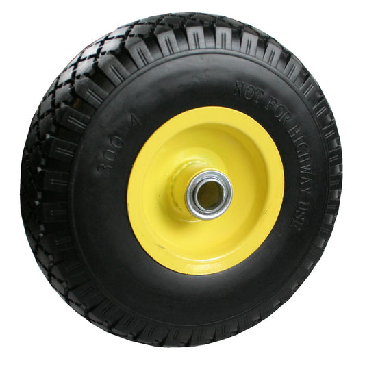 Rad PU Reifen 26 cm 3.00-4 Zoll mit Stahlfelge Ersatzrad Sackkarre Bollerwagen